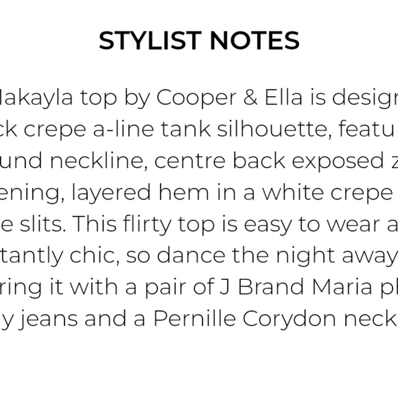 cooper & ella Makayla Layered Tank - Picture 11 of 11